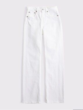 NWT 24/00 EXTRA SHORT Abercrombie High Rise 90s Relaxed Jean